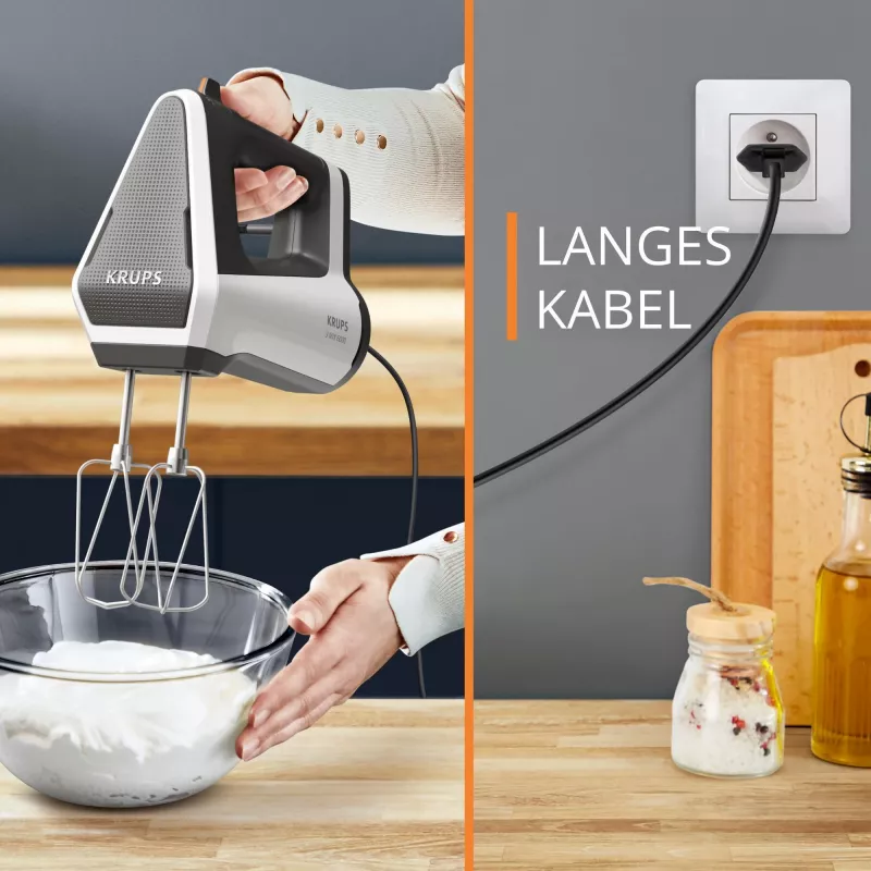 Krups 3MIX 6000 käsivatkain 600 W harmaa, valkoinen
