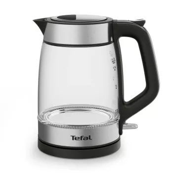 Tefal lasivesipannu KI605830 sähköinen vedenkeitin 1,7 l 2200 W musta, hopea, läpinäkyvä