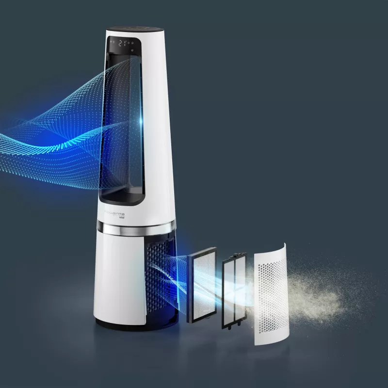 Ilmanpuhdistin Rowenta Eclipse QU5060 30 m² 62 dB 2100 W valkoinen