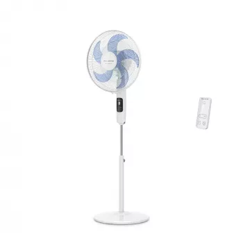 Kotitalouden lattiatuuletin Rowenta Turbo Silence VU5450F0, 32 W, 1470 mm korkeus, valkoinen