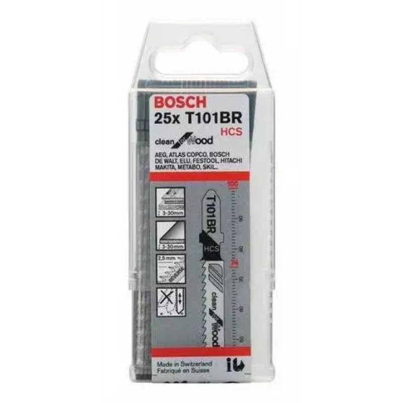 Pistosahanterä Bosch 2 608 633 623 hiiliteräs 25 kpl