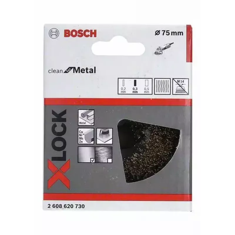 Bosch 2 608 620 730 kulmahiomakoneen lisävaruste kuppiharja
