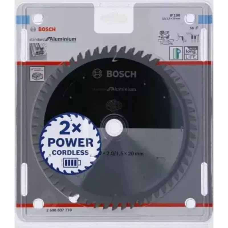 Bosch 2 608 837 770 -sirkkelinterä 19 cm 1 kpl