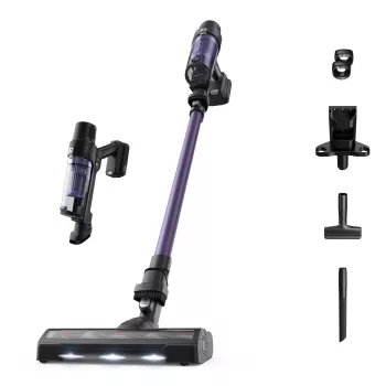 Rowenta RH6A31 2-in-1-varsi-imuri akku kuiva pussiton 140 W musta, violetti