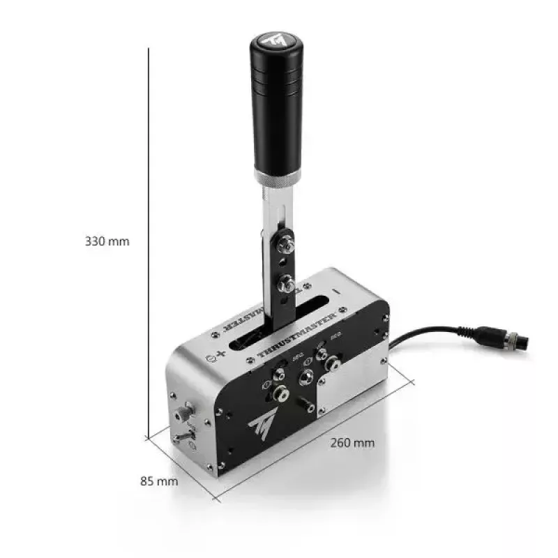 Käsijarru Thrustmaster 4060306 USB musta hopea PC PS4 PS5 Xbox