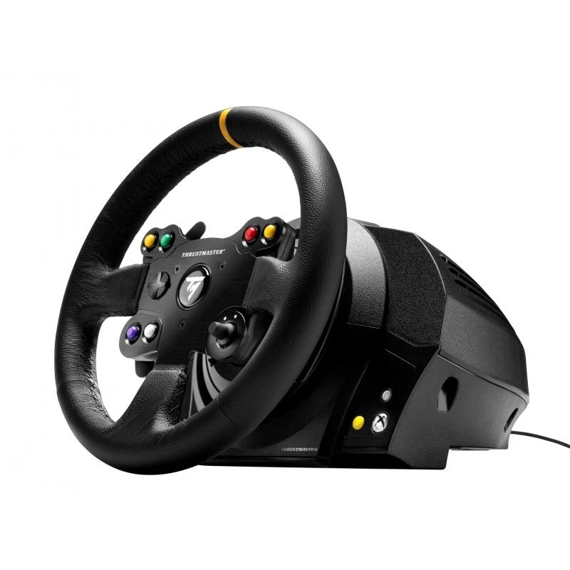 Thrustmaster TX RACING WHEEL LEATHER EDITION musta ratti + polkimet PC, Xbox One
