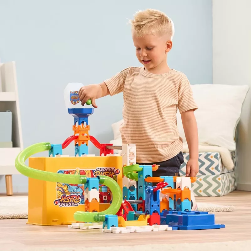 Lelurakennussarja VTech Marble Rush M400 — 80 osaa, interaktiivinen kuularata