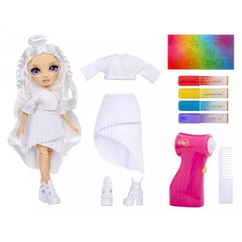 Rainbow High Air Brush & Create muotinuket – violetit silmät, muotinukke, naispuolinen, 4 vuotta, poika/tyttö, monivärinen