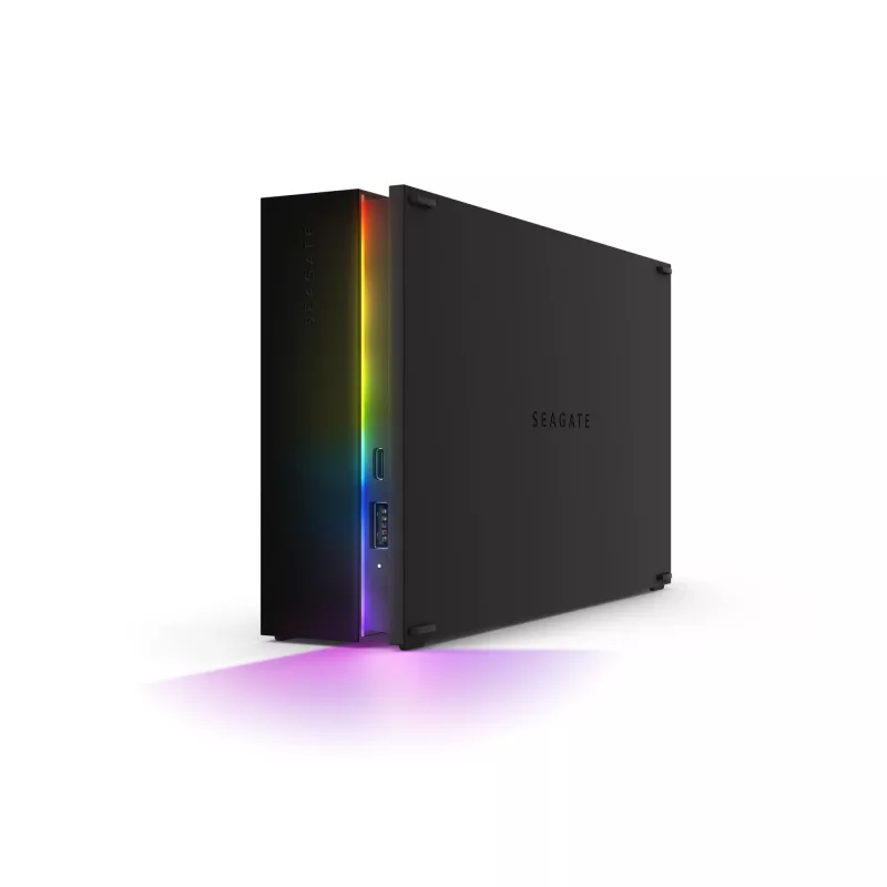 Seagate FireCuda Gaming Hub ulkoinen kiintolevy 8 TB Micro-USB B / USB Type-A / USB Type-C 3.2 Gen 1 (3.1 Gen 1) musta