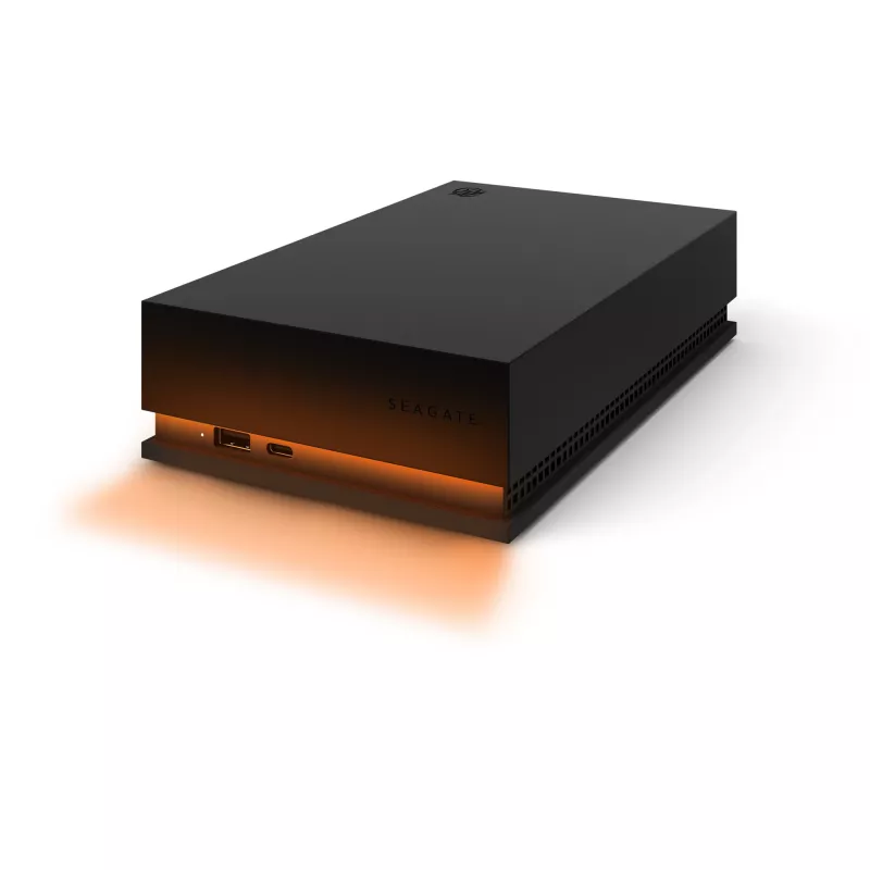 Seagate FireCuda Gaming Hub ulkoinen kiintolevy 8 TB Micro-USB B / USB Type-A / USB Type-C 3.2 Gen 1 (3.1 Gen 1) musta