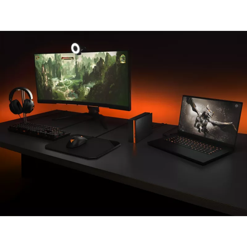 Seagate FireCuda Gaming Hub ulkoinen kiintolevy 8 TB Micro-USB B / USB Type-A / USB Type-C 3.2 Gen 1 (3.1 Gen 1) musta