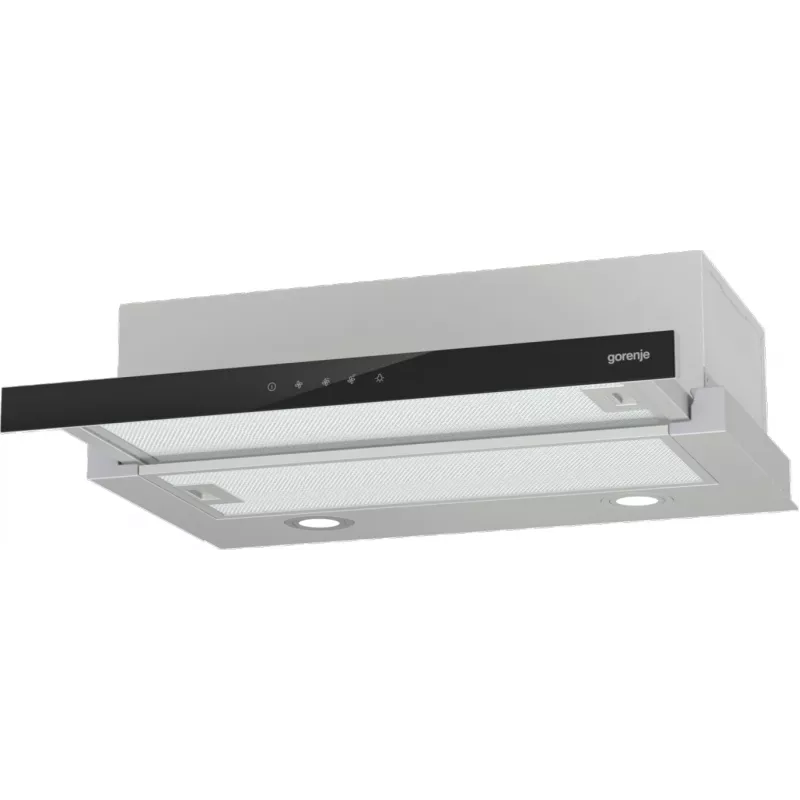 Gorenje TH64E3SGB liesituuletin puolikiinteä (vedettävä) ruostumaton teräs 350 m³/h