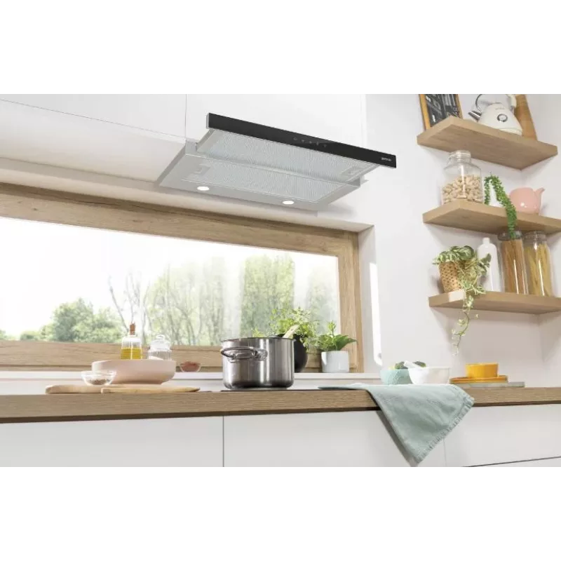 Gorenje TH64E3SGB liesituuletin puolikiinteä (vedettävä) ruostumaton teräs 350 m³/h