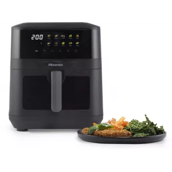 Hisense HAF2100DCD yksittäinen 7,7 L 2100 W kiertoilmakypsennin musta