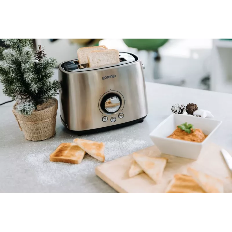 Gorenje T1000E 7 2 viipaletta 1000 W ruostumaton teräs