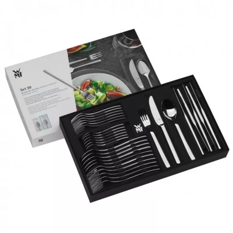 WMF 12619163 aterinsetti 30 kpl ruostumaton teräs