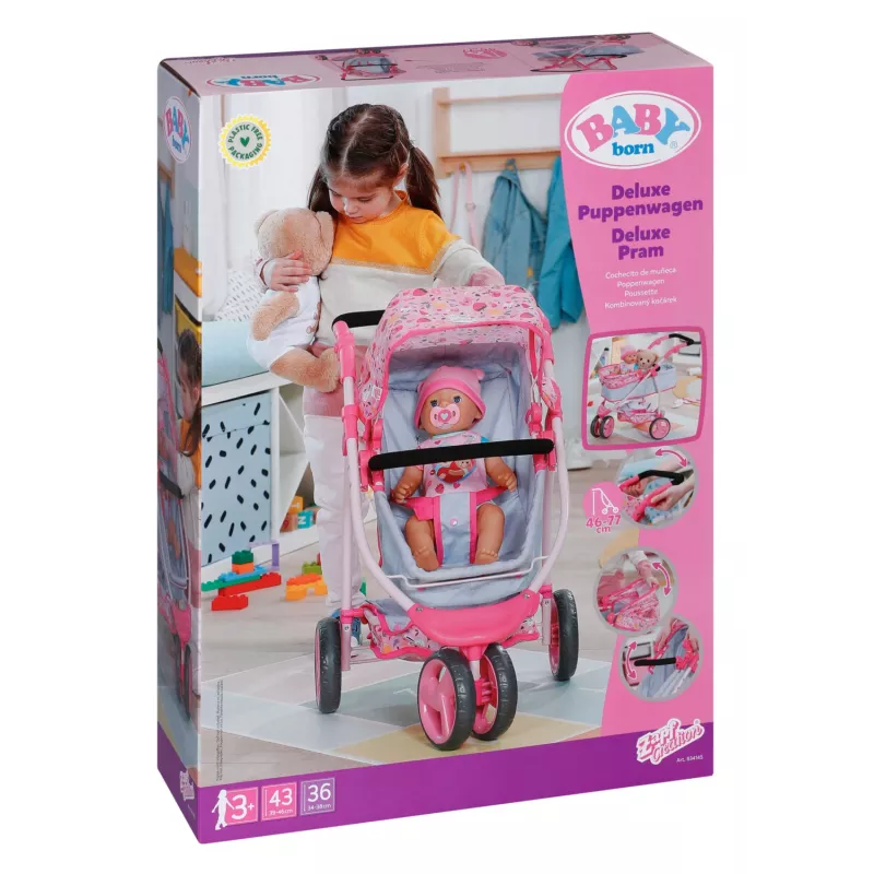 BABY born Deluxe nukenvaunut, nukenvaunut, 3 vuosi/vuotta