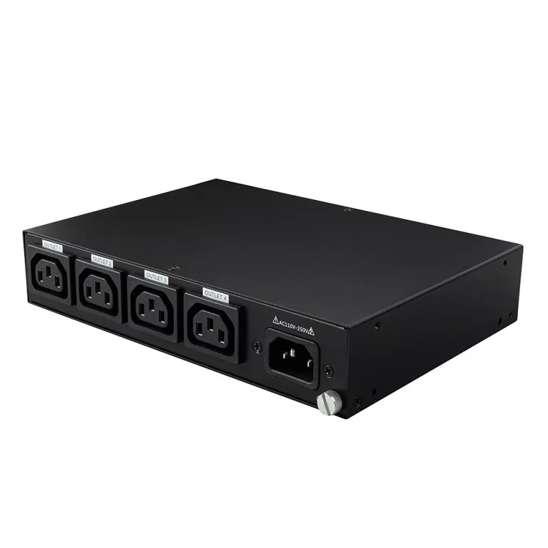 Lindy 32622 virtajakoyksikkö (PDU) 4 AC-lähtöä 1U musta
