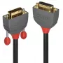 Lindy 2 m DVI-D Dual Link -jatkokaapeli, Anthra Line, 2 m, DVI-D, DVI-I, uros, naaras, musta