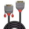 Lindy 2 m DVI-D Dual Link -jatkokaapeli, Anthra Line, 2 m, DVI-D, DVI-I, uros, naaras, musta