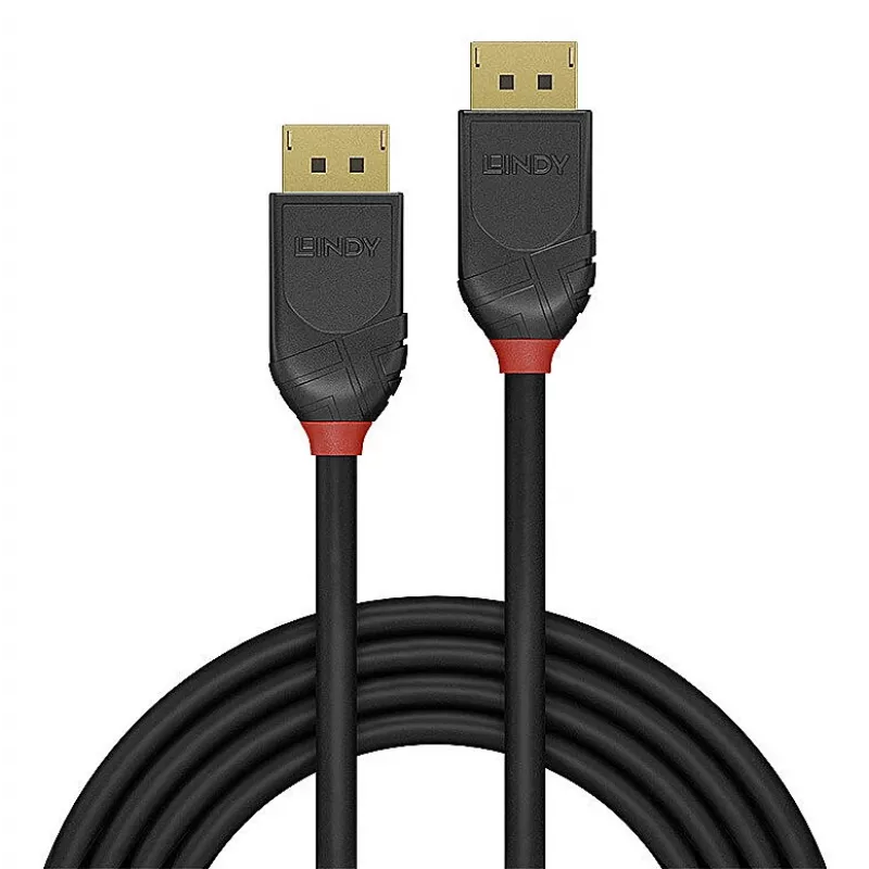 Lindy 36517 DisplayPort-kaapeli 2 m musta