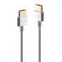 Lindy Ultra High Speed HDMI -ohutkaapeli, 0,5 m, 0,5 m, HDMI Type-A (standardi), HDMI Type-A (standardi), 48 Gbit/s, valkoinen