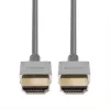Lindy Ultra High Speed HDMI -ohutkaapeli, 0,5 m, 0,5 m, HDMI Type-A (standardi), HDMI Type-A (standardi), 48 Gbit/s, valkoinen