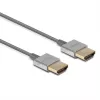 Lindy Ultra High Speed HDMI -ohutkaapeli, 0,5 m, 0,5 m, HDMI Type-A (standardi), HDMI Type-A (standardi), 48 Gbit/s, valkoinen