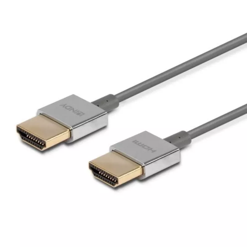 Lindy Ultra High Speed HDMI -ohutkaapeli, 0,5 m, 0,5 m, HDMI Type-A (standardi), HDMI Type-A (standardi), 48 Gbit/s, valkoinen