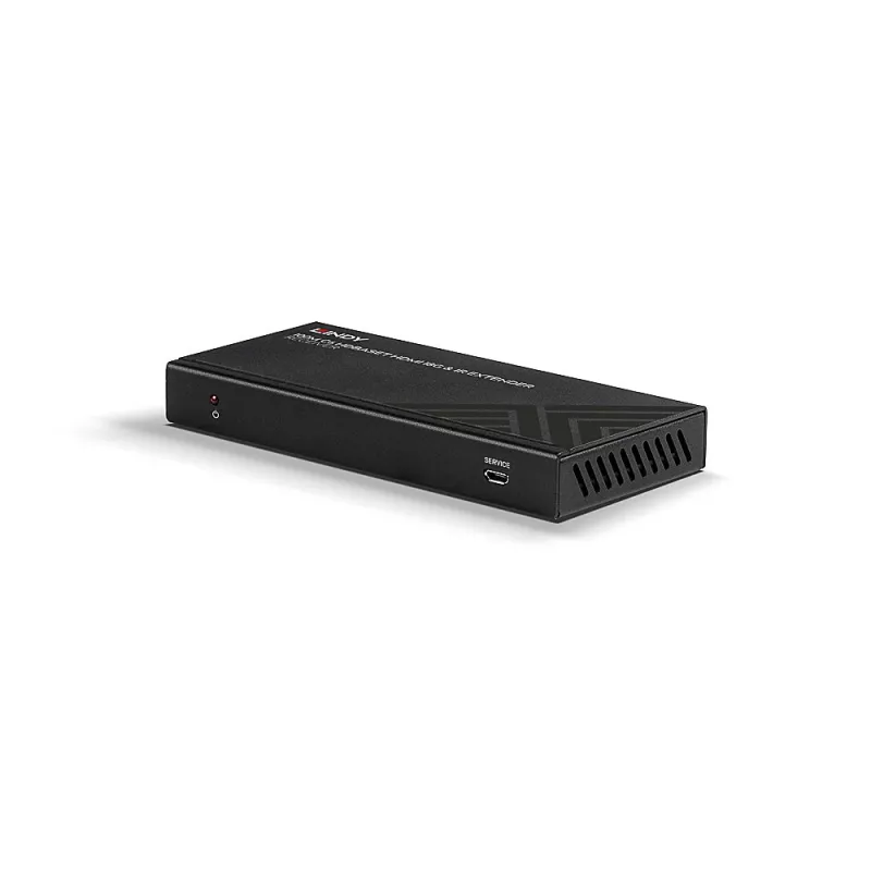 Lindy 100 m Cat.6 HDMI 4K60, IR ja RS-232 HDBaseT -jatko, vastaanotin