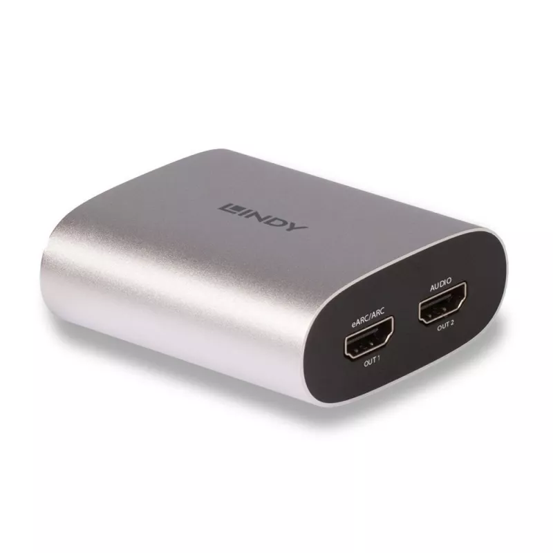 Lindy 4K60 HDMI eARC -erotin, Micro-USB B, 65 mm, 70 mm, 27 mm, 83 g, 0 - 40 °C