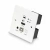 Lindy 150 m Cat.6 HDMI 4K60 ja Type-C HDBaseT UK -seinärasia KVM -jatko, lähetin