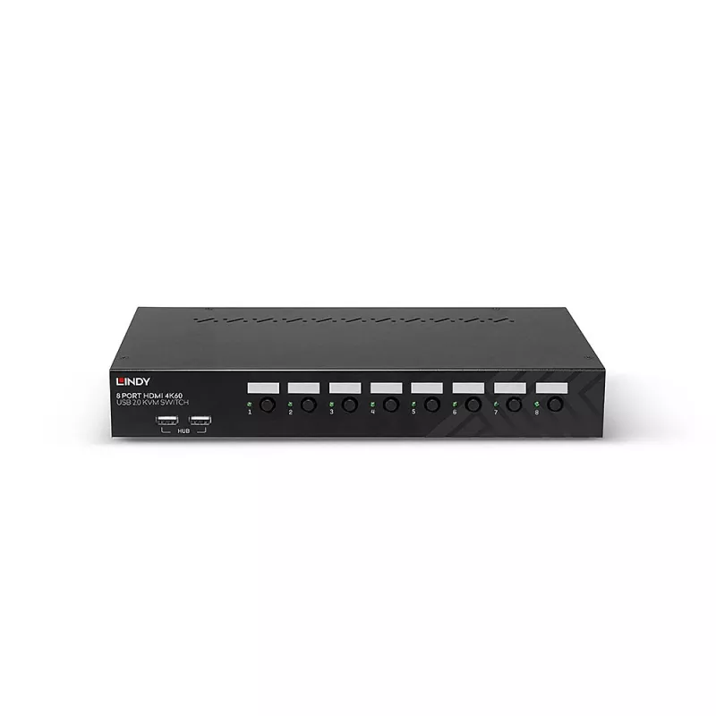 Lindy 39538 KVM-kytkin räkkiasennus musta