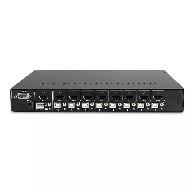 Lindy 39538 KVM-kytkin räkkiasennus musta