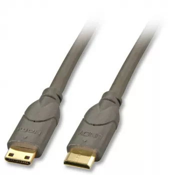 Lindy 0,5 m HDMI CAT2 HDMI-kaapeli HDMI Type-C (Mini) musta