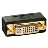Lindy Premium DVI-D -liitin, uros naaras, DVI-I, DVI-D, musta