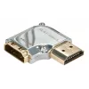 Lindy CROMO HDMI-uros HDMI-naaras 90 asteen kulma-adapteri - vasen