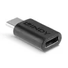 Lindy USB 3.2 Type-C - Type-C -adapteri, USB 3.2 Type-C, USB 3.2 Type-C, musta