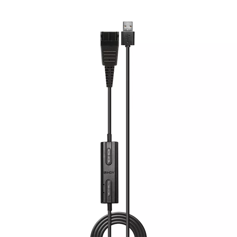 Lindy USB Type-A - Jabra Quick Disconnect -kuulokeadapteri