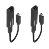 Lindy 100 m kuituoptinen USB 3.2 Type-C -jatko, verkkolähetin ja -vastaanotin, 100 m, 10000 Mbit/s, kuitu, USB 3.2 Gen 1 (3.1 Gen 1) Type-C, musta