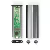 Lindy USB 3.2 Gen 2 x2 NVMe M.2 SSD-kotelo, SSD-kotelo, M.2, PCI Express, 20 Gbit/s, USB-liitäntä, hopea