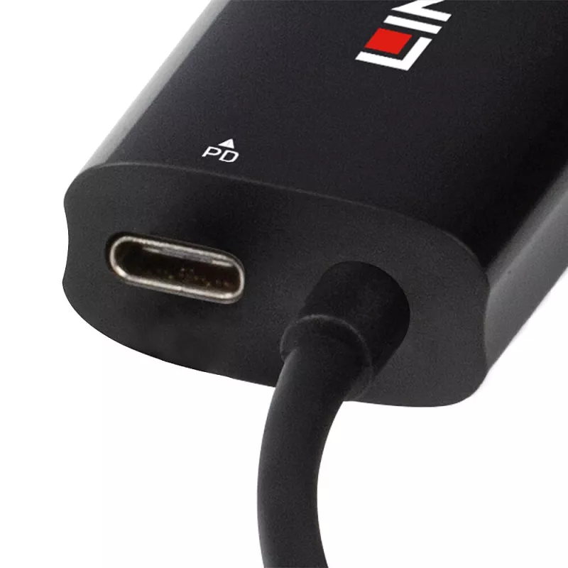 Lindy 43328 kannettavan telakka/porttitoistin USB 3.2 Gen 1 (3.1 Gen 1) Type-C musta