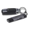 Lindy USB 3.2 Type-C ja A SD-/microSD-kortinlukija, MiniSD, SD, musta, harmaa, 5000 Mbit/s, USB 3.2 Gen 1 (3.1 Gen 1) Type-A/Type-C, 78,5 mm, 22,5 mm