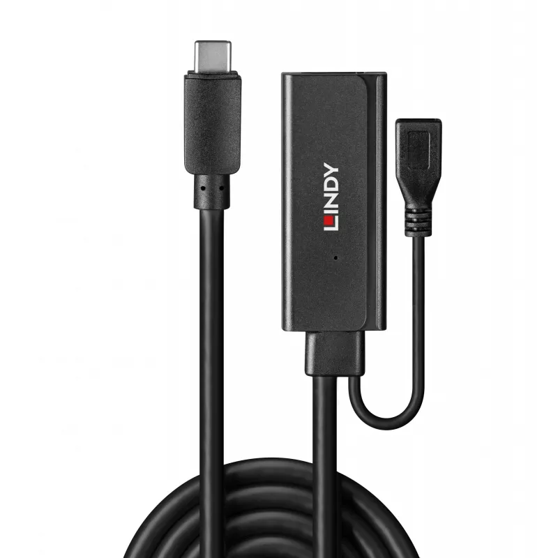 Lindy 5 m USB 3.2 Gen 1 C/A aktiivinen jatkojohto