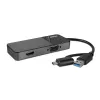 Lindy 43354 kannettavan telakka/USB-porttitoistin USB 3.2 Gen 1 (3.1 Gen 1) Type-A + Type-C, musta