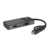 Lindy 43354 kannettavan telakka/USB-porttitoistin USB 3.2 Gen 1 (3.1 Gen 1) Type-A + Type-C, musta
