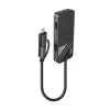 Lindy 43354 kannettavan telakka/USB-porttitoistin USB 3.2 Gen 1 (3.1 Gen 1) Type-A + Type-C, musta
