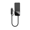 Lindy 43354 kannettavan telakka/USB-porttitoistin USB 3.2 Gen 1 (3.1 Gen 1) Type-A + Type-C, musta