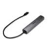 Lindy 43385 USB-keskitin USB Type-C 10000 Mbit/s, harmaa