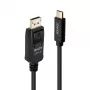 Lindy 2 m USB Type-C - DisplayPort 4K60 -sovitinjohto HDR-tuella